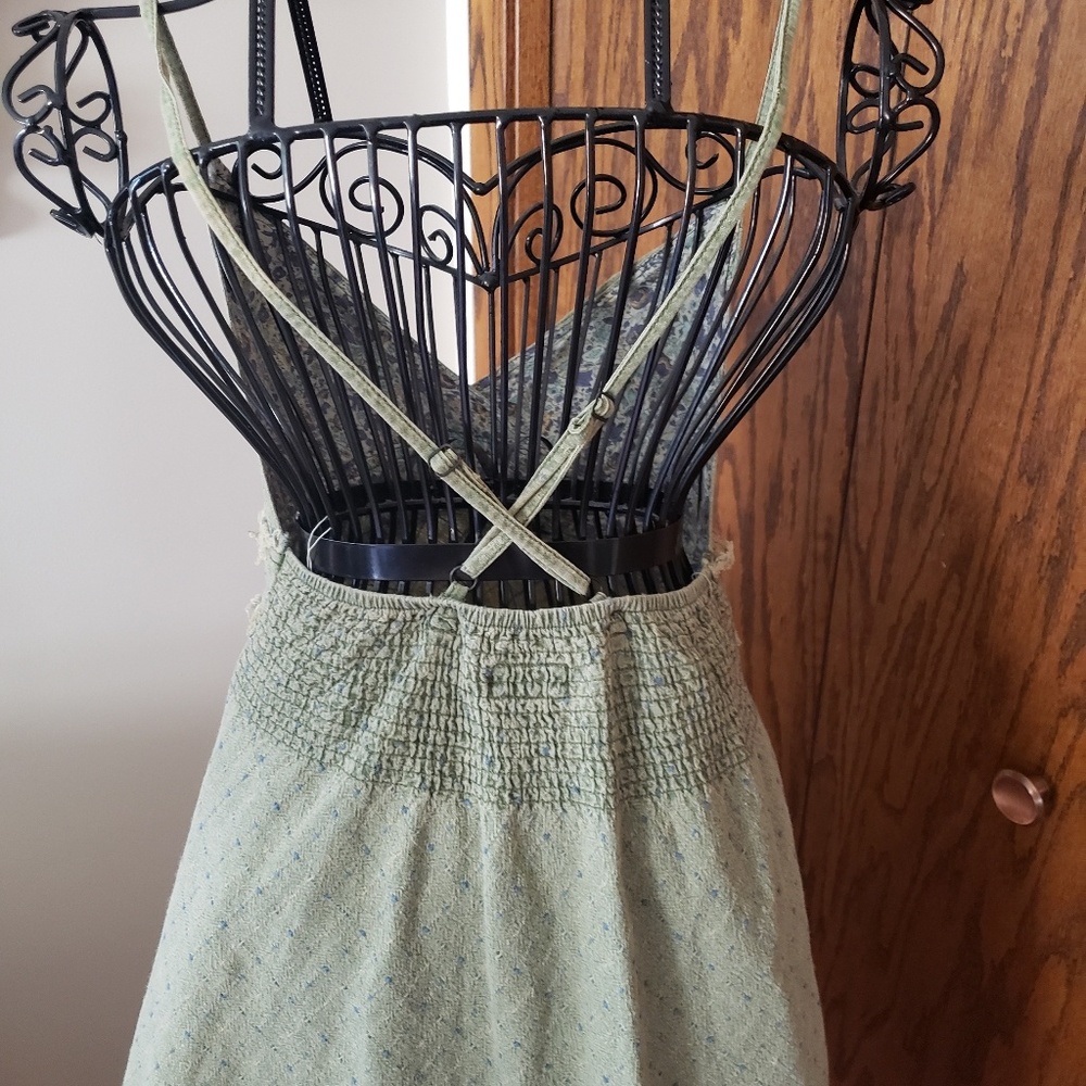 Free People olive dress